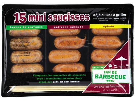 Plateau de mini saucisses