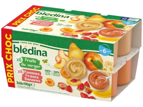 Blédina coupelles fruits