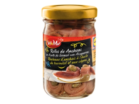 Filets d’anchois à l’huile de tournesol