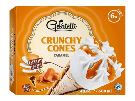 Cônes crunchy