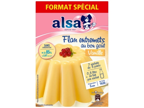 Alsa préparation pour flan entremets