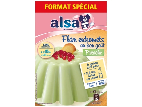 Alsa préparation pour flan entremets