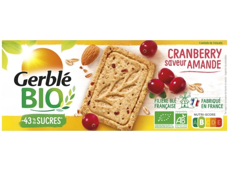 Gerblé Bio Sablés Cranberry