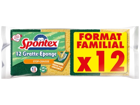 Spontex 12 Gratte-Éponge