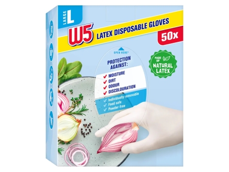 Gants en latex jetables