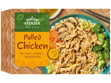 Poulet effiloché à l’asiatique