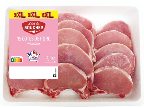 15 côtes de porc premières