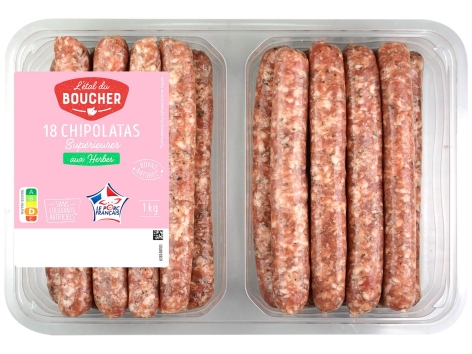 18 chipolatas aux herbes