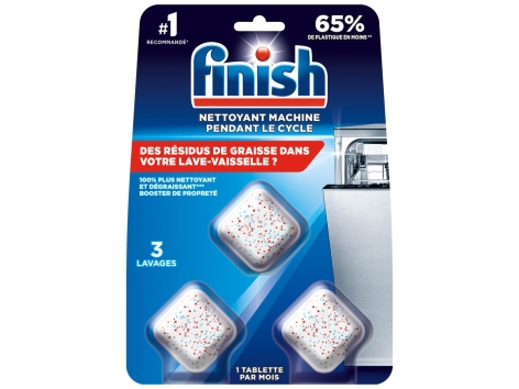 Finish nettoyant machine pendant le cycle 9