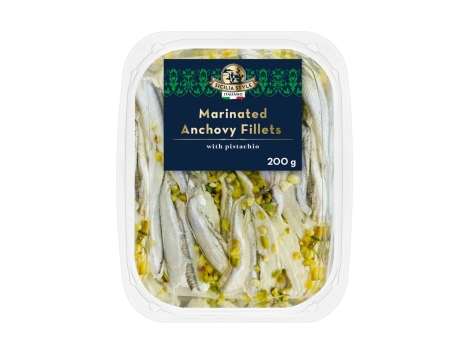 Filets d'anchois aux pistaches