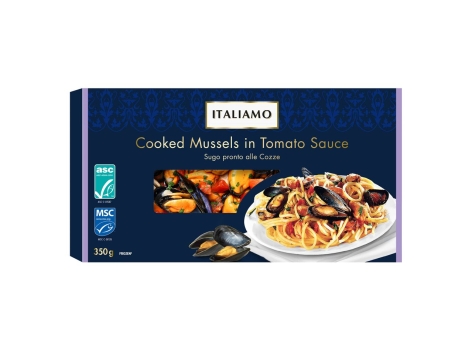 Moules et coquillages à la sauce tomate