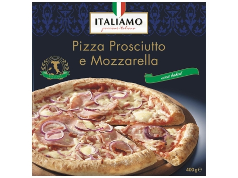 Pizza jambon fromage et mozzarella