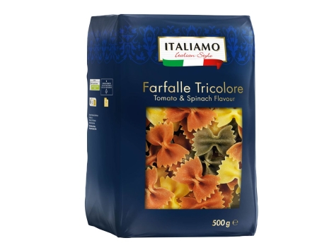 Farfalles tricolores