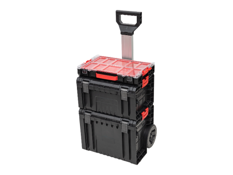 Kit caisse à outils sur roulettes, 3 pièces